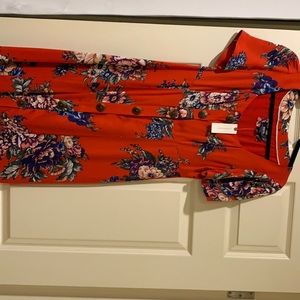 Maeve floral midi dress